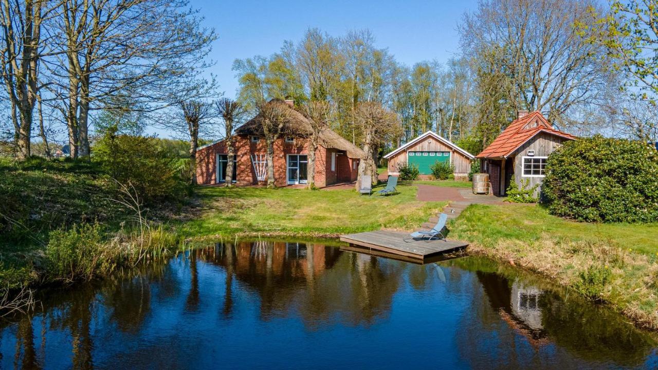Reetdach Ostfriesenhaus Villa Sudbrookmerland Exterior photo